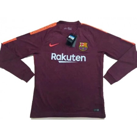 Jalkapallo Pelipaidat FC Barcelona 3 Paita 2017-2018 Pitkähihainen